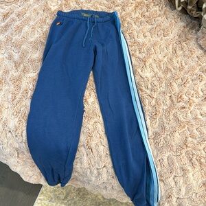 Blue stripe Aviator Sweatpants